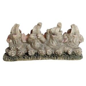 Do No Evil - Speak No Evil See No Evil - Hear No Evil  Elephant's In A Row White